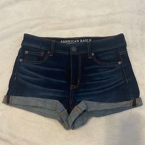 AEO denim shorts